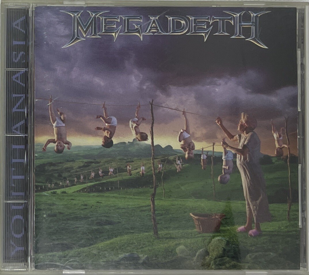 Youthanasia by Megadeth (CD, 1994) 4 bonus tracks, with sticker