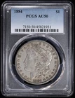 1884-P $1 Morgan Silver Dollar PCGS AU 50
