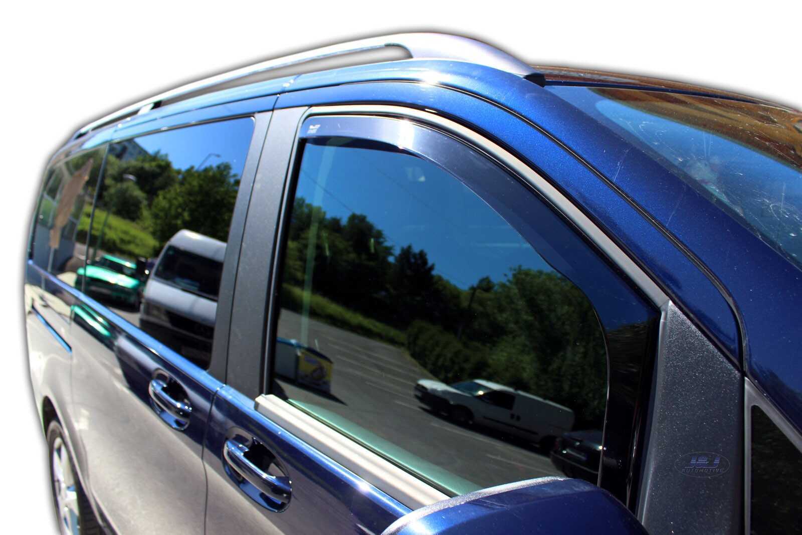 TO FIT MERCEDES VITO V CLASS W447 2014up Front wind deflectors 2pc TINTED HEKO eBay