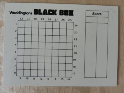 Vintage Waddington's Black Box Strategy board game 1977 Complete