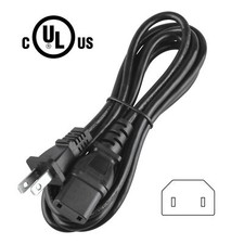 UL 6.6ft 2-Prong AC Power Cord Cable For Yamaha CD-S2100 High-grade CD Player