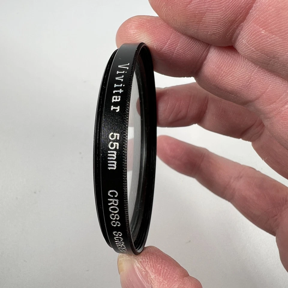 Vivitar Cross Screen VI Camera Lens Filter 55mm Japan - Image 3 of 4