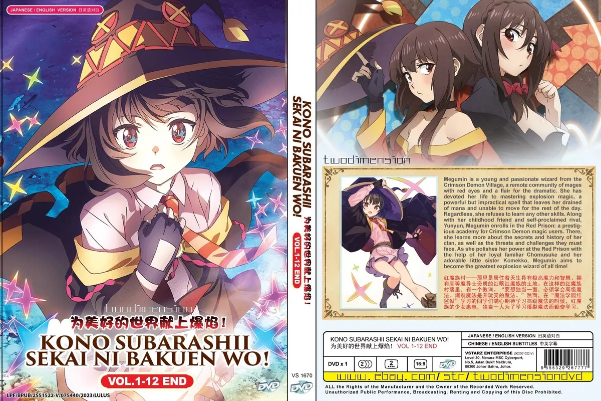 KonoSuba Movie Legend of Crimson  Anime shows, Anime titles, Anime