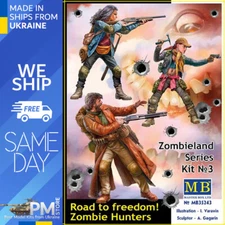Master Box 35243 1/35 Road to freedom Zombie Hunters. Zombieland series Kit No.3