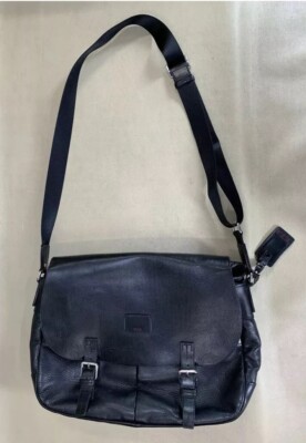 極美品■TUMI トゥミTOWNHOUSE ウィルトン メッセンジャー バッグ Used Tumi Townhouse Wilton Black Leather Messenger Briefcase Style
