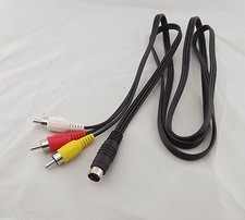 10x 5ft S-Video 7 Pin Male To 3 RCA Plug Audio Video Adapter Cable PC Laptop TV