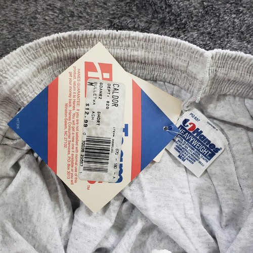 NWT Vintage Washington Bullets Shorts Size M Gray NBA Team Hanes Basketball - Picture 12 of 14