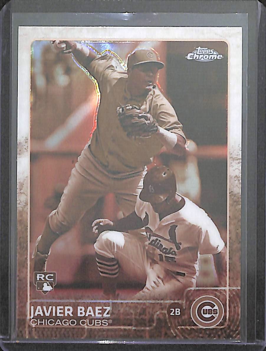 2015 Topps Chrome Rookie Sepia  Refractor #89 Javier Baez