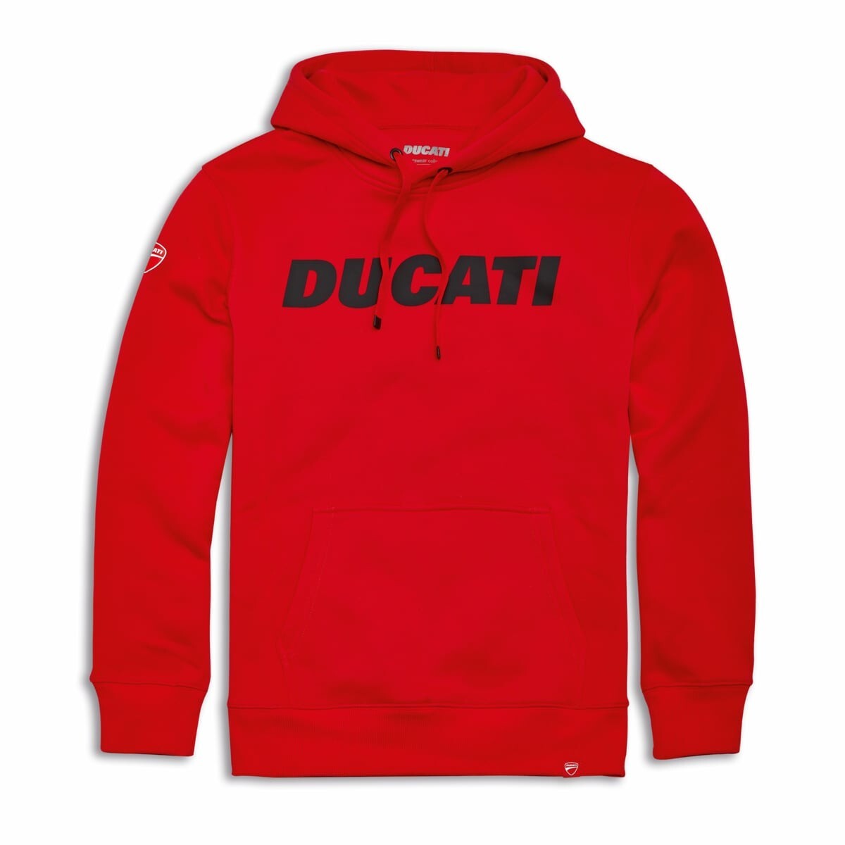 Ducati Ducatiana Hooded Red Sweatshirt Mens Motorbike Motorcycle