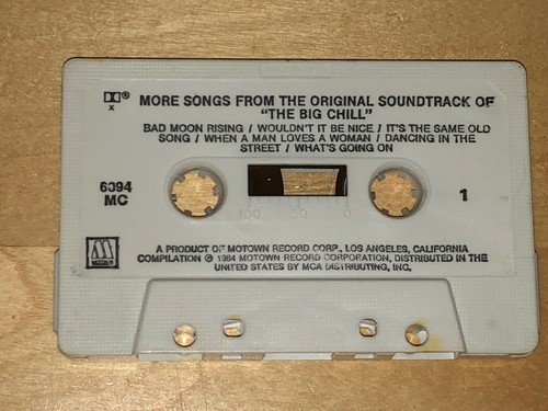 The Big Chill 1984 Cassette Tape More Songs From Original Soundtrack Of Movie - Picture 2 of 5