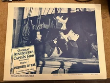 Great Adventures Of Captain Kidd, The 1953 Columbia 11x14" serial lobby card