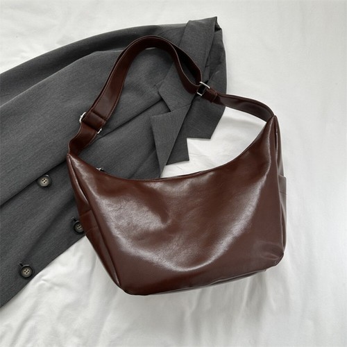 Large Capacity Dumpling Bag Adjustable Strap Crossbody Bags Retro Women's Bag - Picture 13 of 14