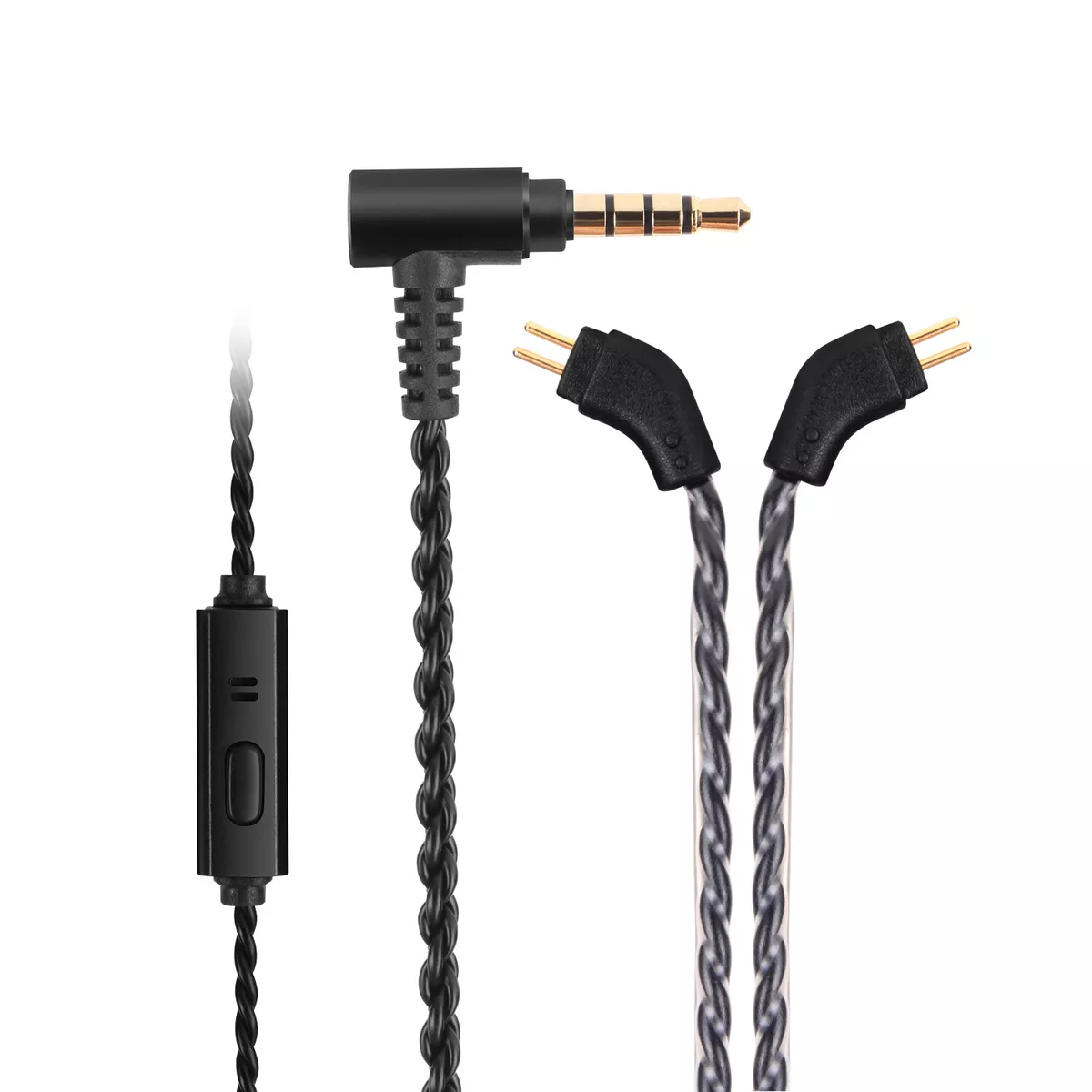 0.78mm 2pin CIEM connector OCC Audio Cable With mic Universal eBay