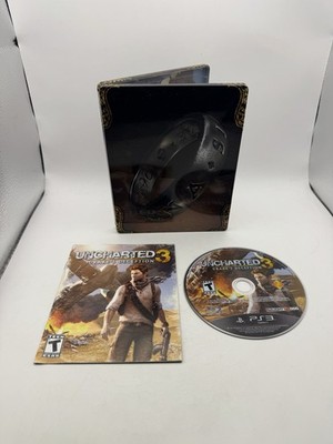 Uncharted 3: Drake's Deception -- Steel Book Limited Edition (PS3) CIB Working