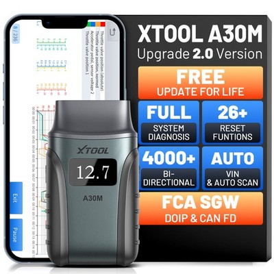 XTOOL A30M   bidirektionaler OBD2-Scanner mit Vollsystem-Diagnosefunktion