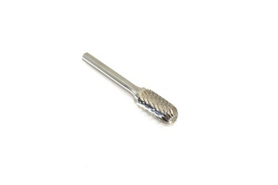 TEMO SC-5 Double Cut Carbide Rotary Burr File, 1/2 Inch Head 2'' SC-5, Silver
