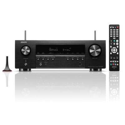 Denon AVR S760H 7.2ch 8K AV Receiver with 3D Audio, Voice Control and HEOS Built