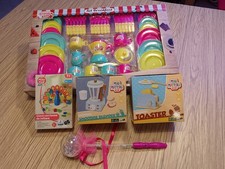 Giocattoli in legno cucina  elettrodomestici colazione bambina  2 3 5 anni 