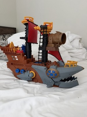 Fisher Price Imaginext Shark Bite Pirate Ship DHH61 2015 Mattel Toy No Figures