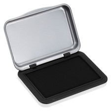4x3 Inch Stamp Pad, Washable Craft Inkpad Clear Printing, Black