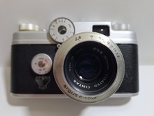 Vintage Argus C4 rangefinder camera with Argus Cintar 50mm f/2.8 lens.Camera is