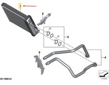 BMW IX I20 Wärmetauscher 64117911330 Neue Echtheit