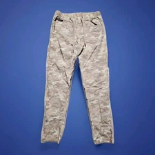 BYLT Weekender Pants Large Mens Beige Camouflage Camo Athletic Fit Jogger
