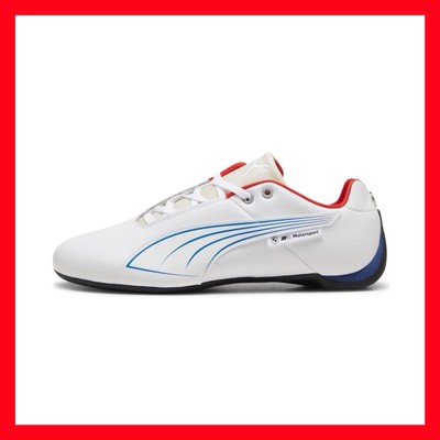 Puma BMW MMS Future Cat OG White Blue Motorsport Shoes 308458-02 Men's Size 12