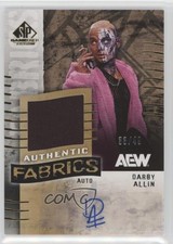 2025 SP Game Used AEW Authentic Fabrics Relic Auto 33/49 Darby Allin #AFA-DA