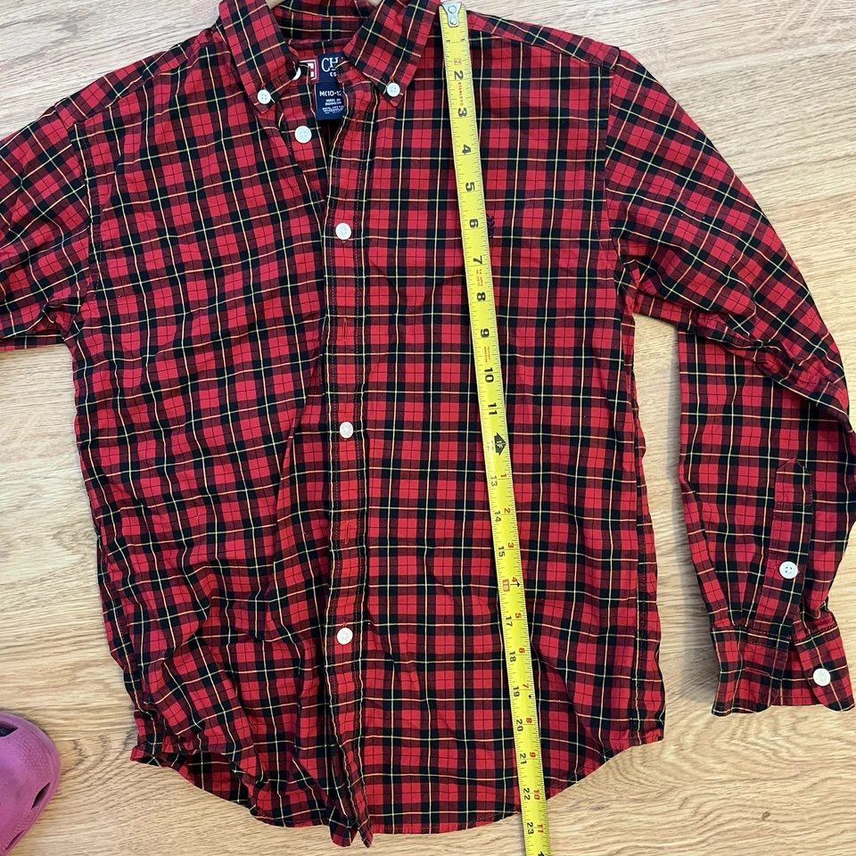 Camisas a Cuadros CHAPS RALPH LAUREN Niño Tallas S, M Abotonadas Navidad A Juego  Foto 2 de 4