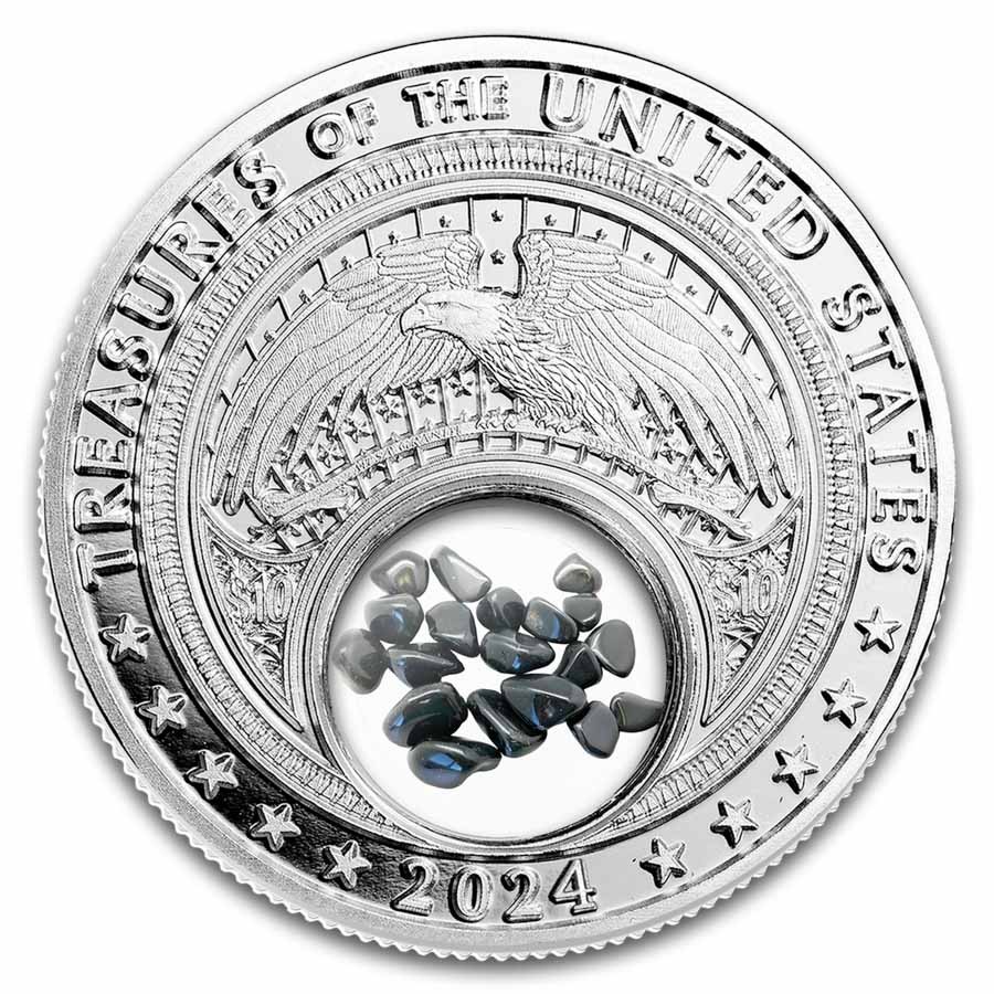 （レア！）QANON 1オンス 銀貨　WWG1WGA 2023 1 oz Qanon Silver Round (Type ll, New) l BGASC™