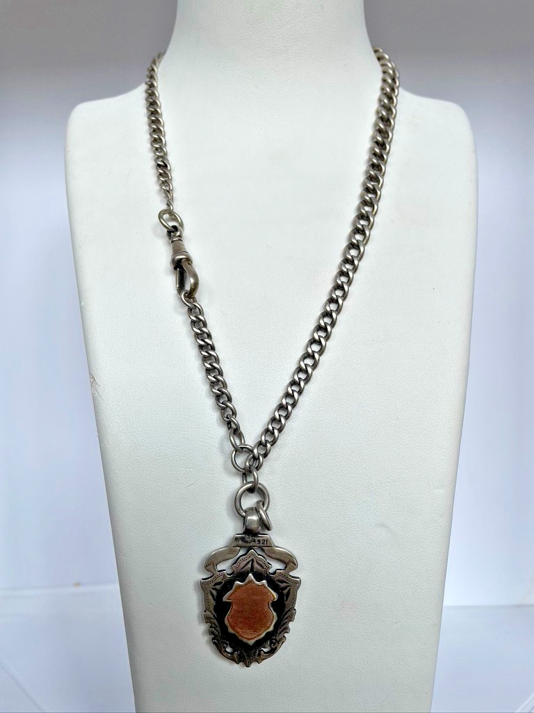 Victorian solid sterling silver antique Coat of A… - image 3