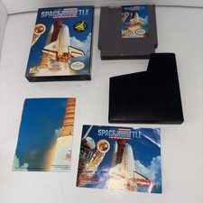 Space Shuttle Project Nintendo NES Original Video Game CIB Manual Poster Box