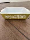 Vintage Pyrex 503 Spring Blossom Crazy Daisy 1.5 Qt Baking Dish No Lid
