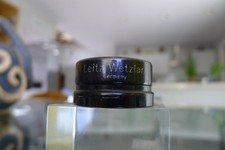RARE Leitz Leica early type push on black paint fison lens hood Exc
