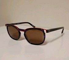 J.F. Rey Eyeglasses Frames Only JF1467 7500 Purple Clear Black EUC 50 18 140