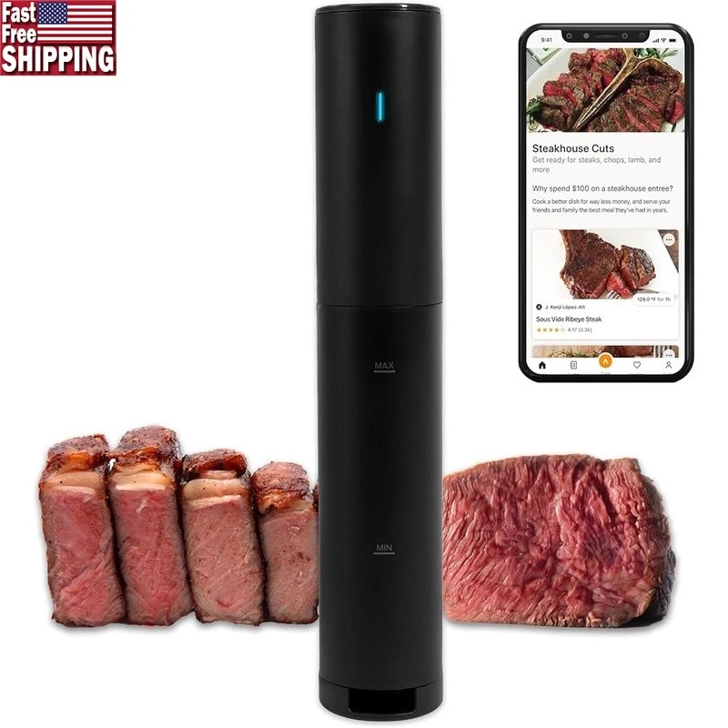 Sous Vide Precision Cooker Easy Cooking Digital Temp Control Bluetooth App New
Opens in a new window