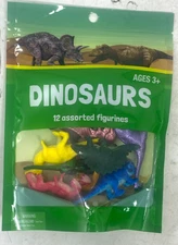 Best Brands Bag Of Dinosaurs Assorted Figures 12 Pieces Ages 3+