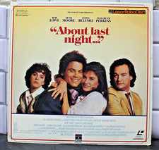 About Last Night Laserdisc LD RCA Rob Lowe Demi Moore James Belushi Laserdisc
