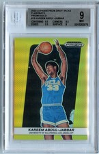 Kareem Abdul-Jabbar 2022-23 Panini Prizm DP Flashback GOLD PRIZM #/10 BGS 9 MINT