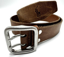 Polo Ralph Lauren Full-Grain Leather Belt Men's Brown Size 34/35