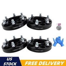 4 Pcs 1 Hubcentric Wheel Spacers 6x135 14x1.5 For 2015-2024 2025 Ford F-150 Xlt