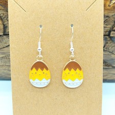 Easter Egg Baby Chicken Earrings Spring Easter Earrings
