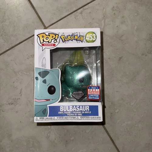 Funko Pop! Bulbasaur #453 Diamond Pokémon 2021 SDCC Summer Convention Exclusive