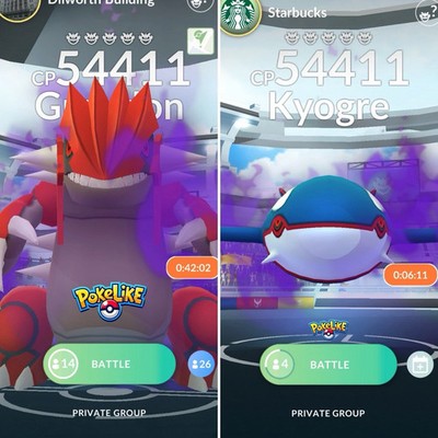 Shadow Dialga, Groudon, Kyogre, Moltres & Entei Remote Raid Invite - Pokemon Go