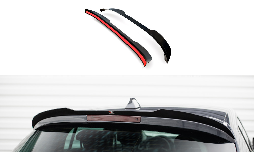 Spoiler Cap Renault Megane GT Mk3 Facelift Maxton Design en ABS Noir Brillant