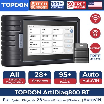 TOPDON AD800BT OBD2 Scanner ALL System Diagnostic Tool Bluetooth Code Reader