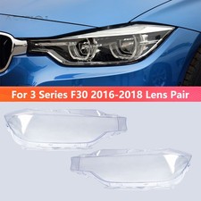 For Bmw 3 Series F30 F31 F35 2016-2018 Led Headlight Lens Cover Driver Passenger