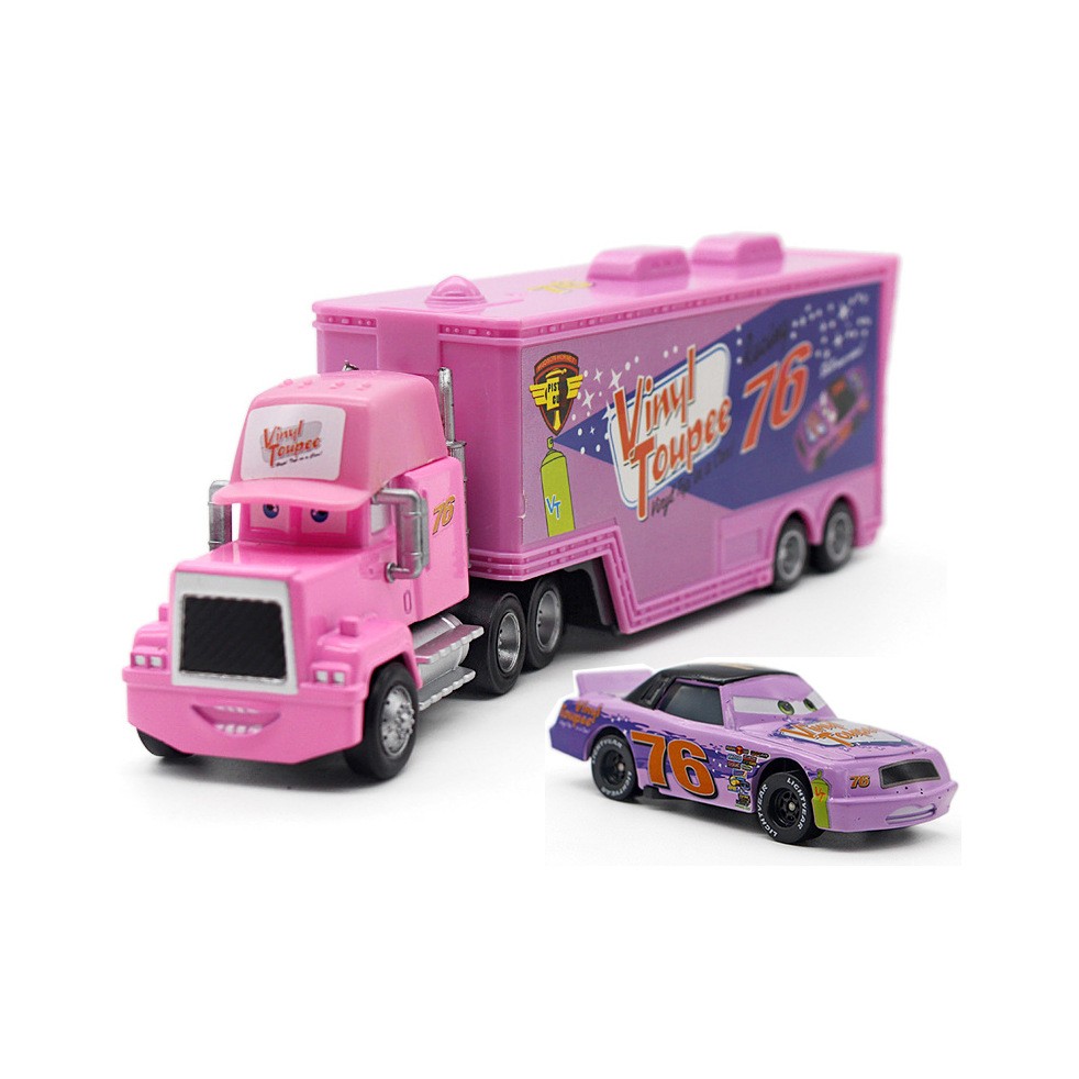 S Mack Truck & Lightning Mcqueen Diecast Metal 2-pack Toy Set