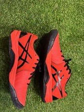 ASICS Gel Resolution 7 Tennis Shoes Women  s Size 4.5 Red Black Court Sneakers